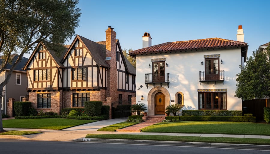 Historic Tudor Revival home in Windsor Square showing original architectural details and mature landscaping